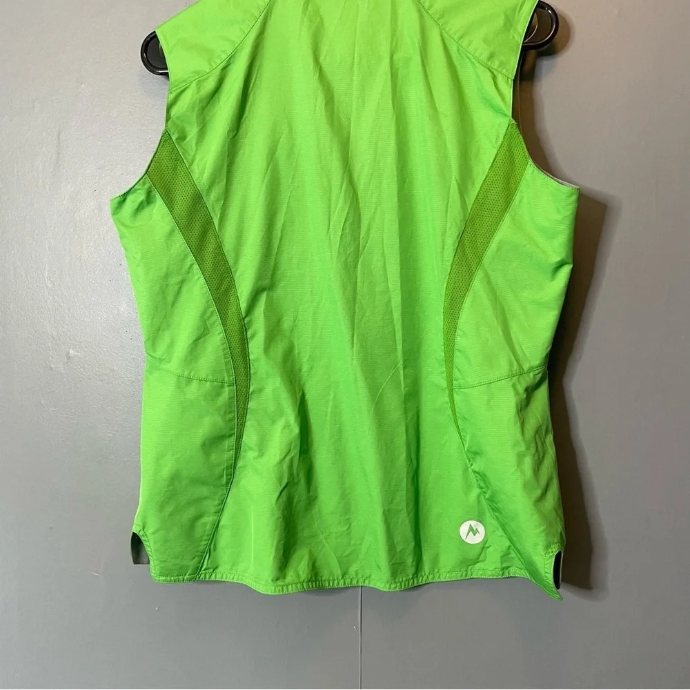 Marmot Vest Womens Small Green Zip Up Outdoor Casual Performance - Picture 8 of 9